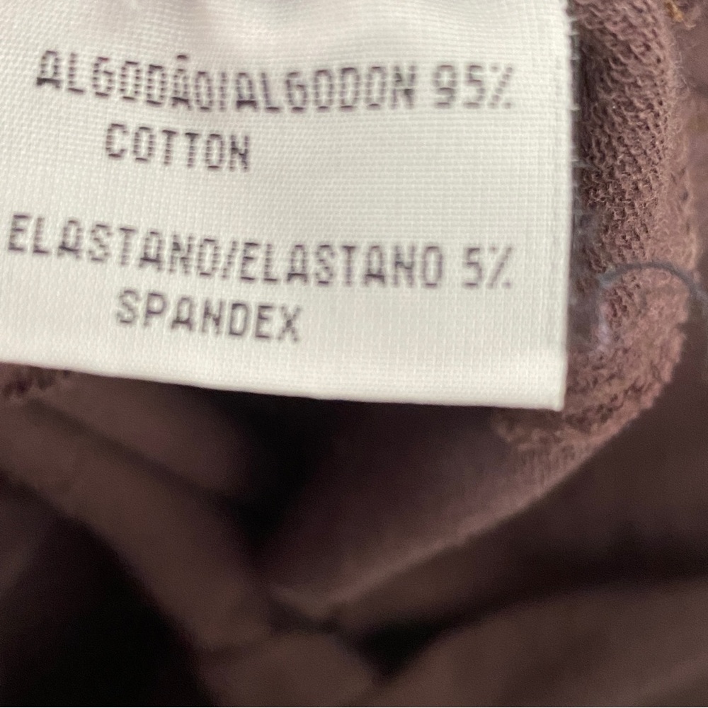 CONTAGEM BROWN PANTS SIZE 40 EU and US 10 WIDE LEG LOW RISE - Picture 9 of 11